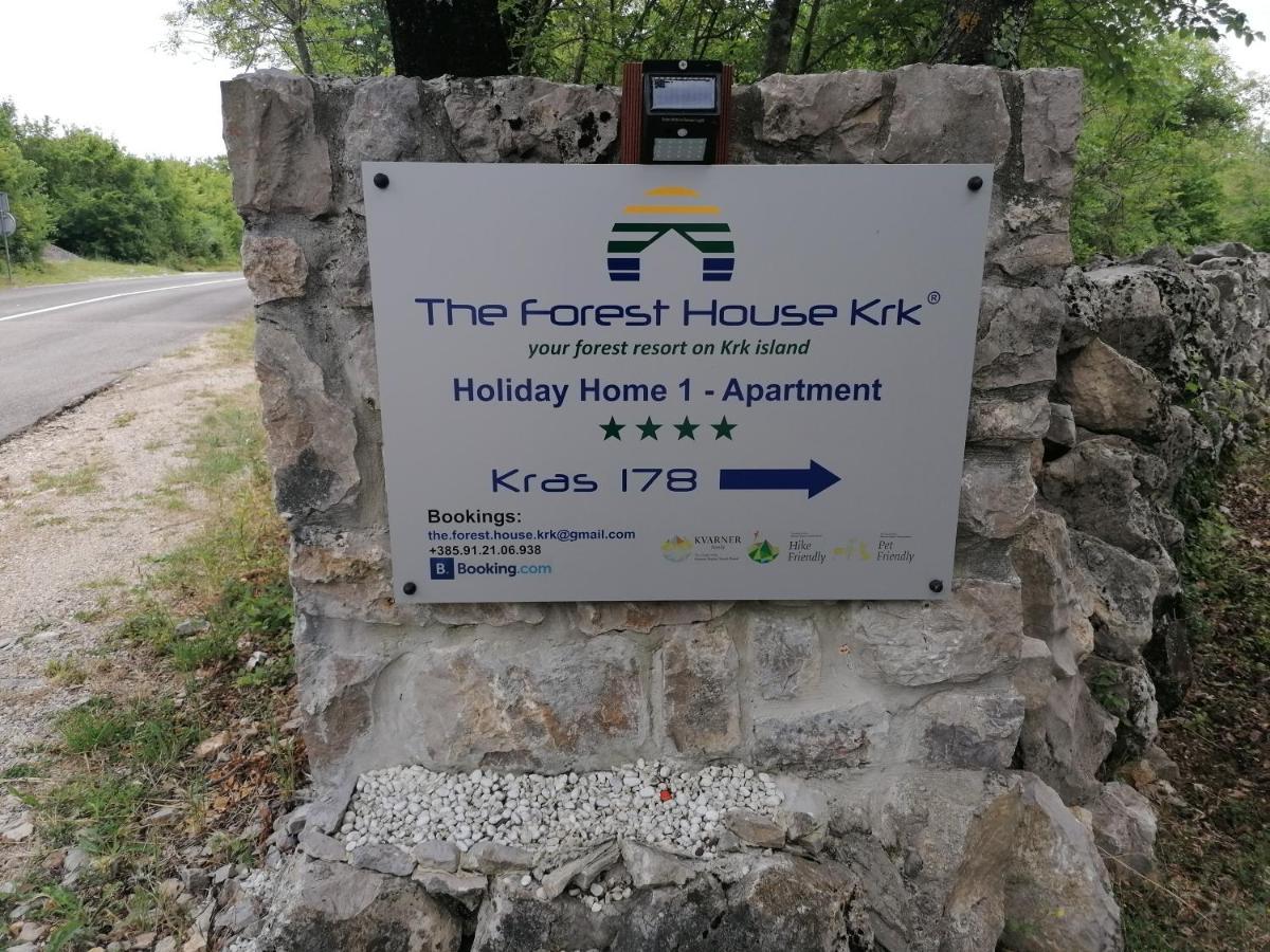 The Forest House Krk 1 Kras エクステリア 写真