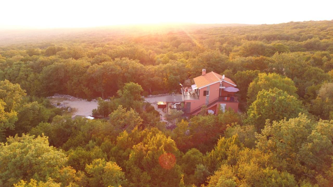 The Forest House Krk 1 Kras エクステリア 写真