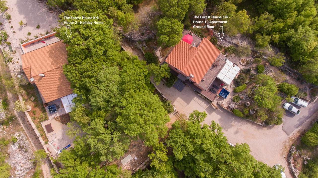 The Forest House Krk 1 Kras エクステリア 写真